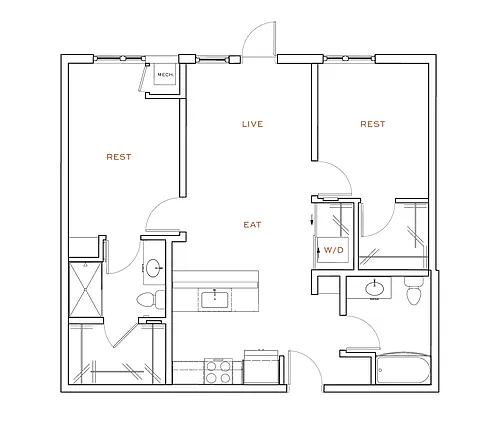 Floor plan D2