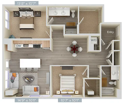 Floor plan B11-1257