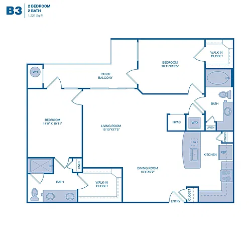 Floor plan B3
