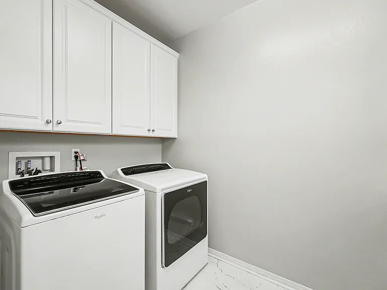 Laundry room with utility sink