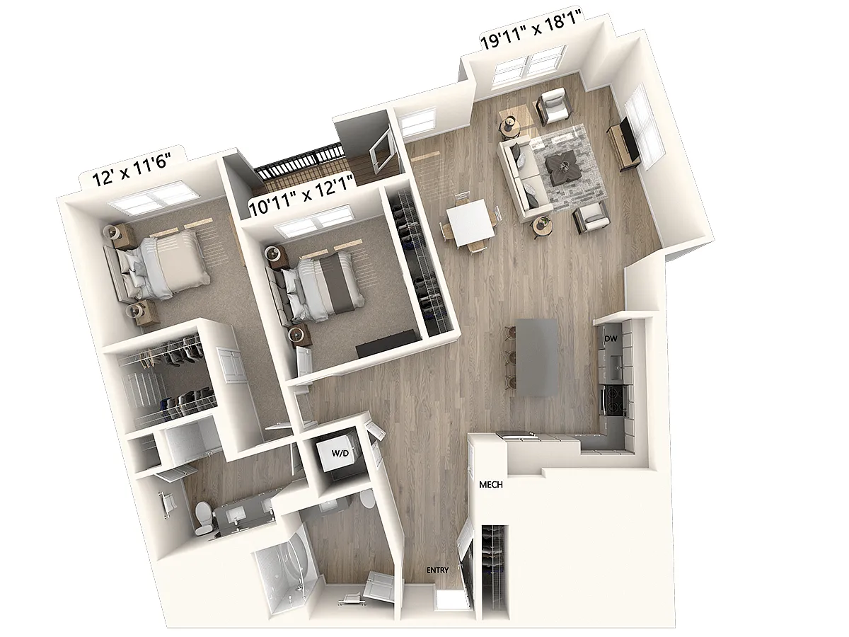 Floor plan B33
