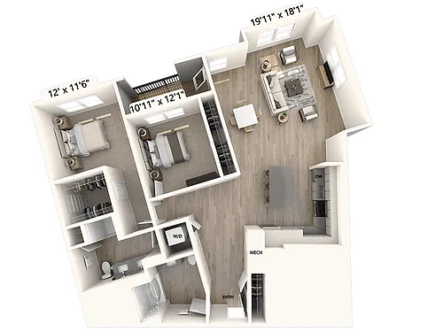 Floor plan B33