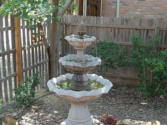 Fountain in front area