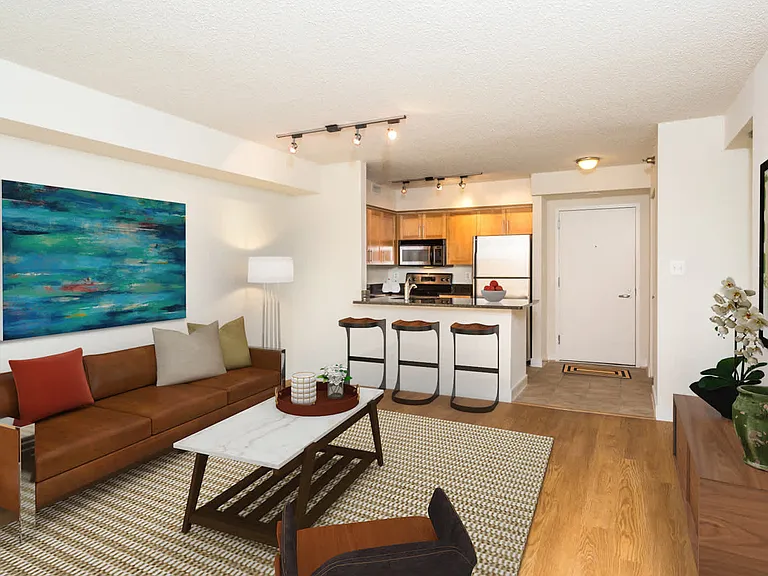 Kitchen and Living Room