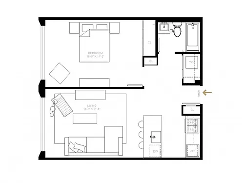 Floor plan A15-R