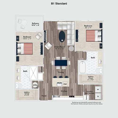 Floor plan B1