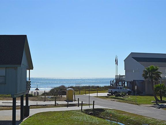 View to the beach/West