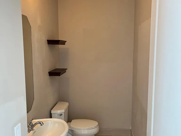 Half bathroom on 2nd floor