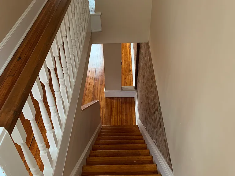 Heading down to 2nd floor kitchen/dining/living area from 3rd floor