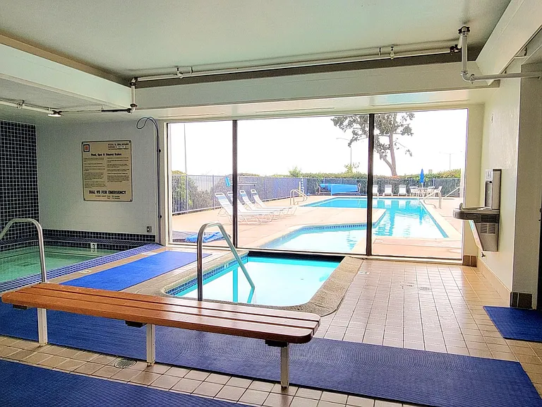 One of the 5 swimming pools in the watergate community.