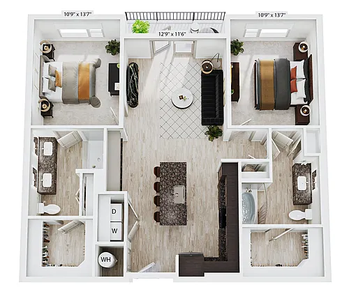 Floor plan B1