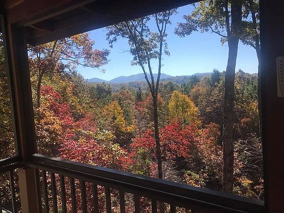 Fall porch view