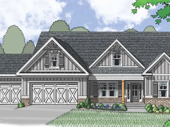(GA)The Avondale | Front Entry Plan, Riverwalk