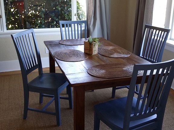 Light-filled formal dining room