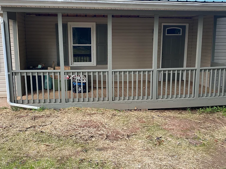 Covered front porch