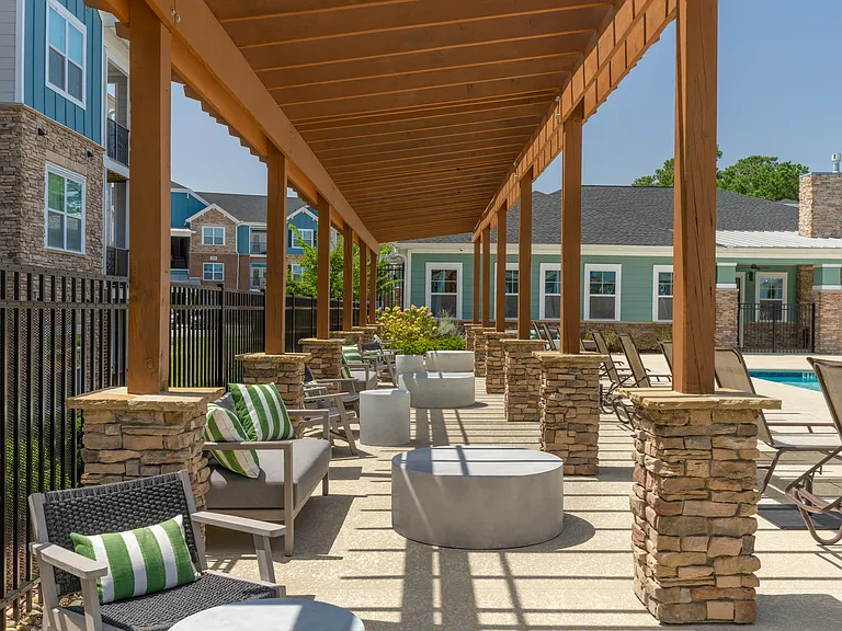 Relax poolside and let the day drift away
