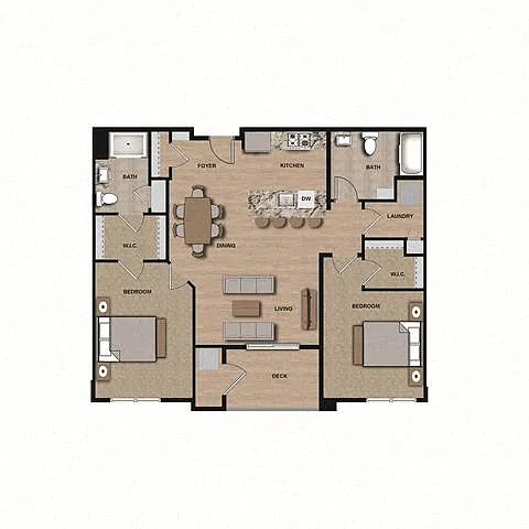 Floor plan B-2C