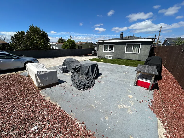 Back yard patio