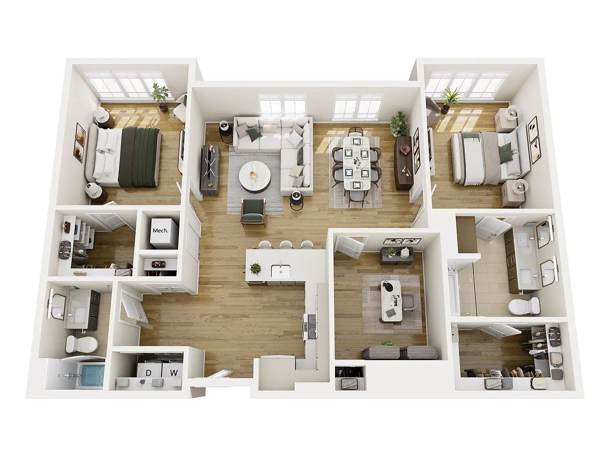 Floor plan C2U