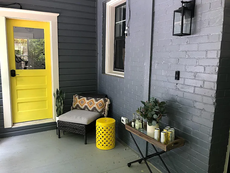 Private gym access off of front patio