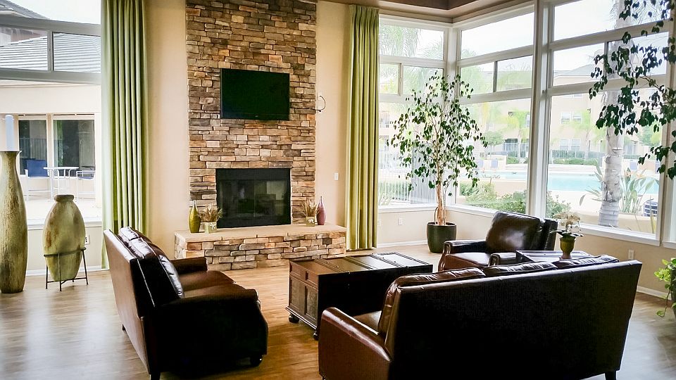 Clubhouse Fireplace Area