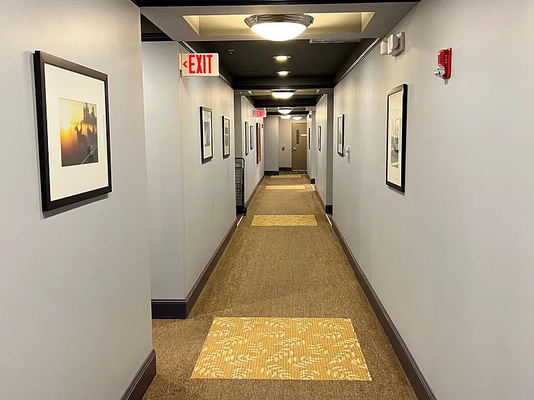 Common hallway to unit