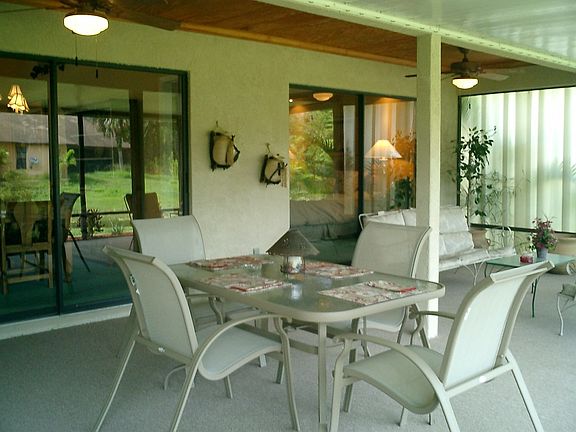 Part of massive screened lanai