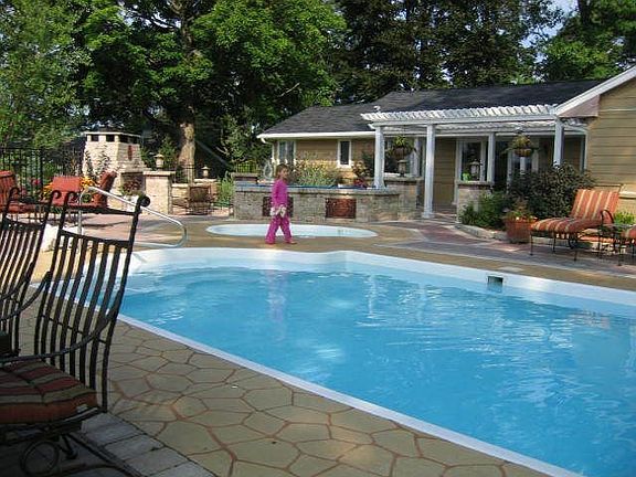 a view from the south looking north to the back of the house. 