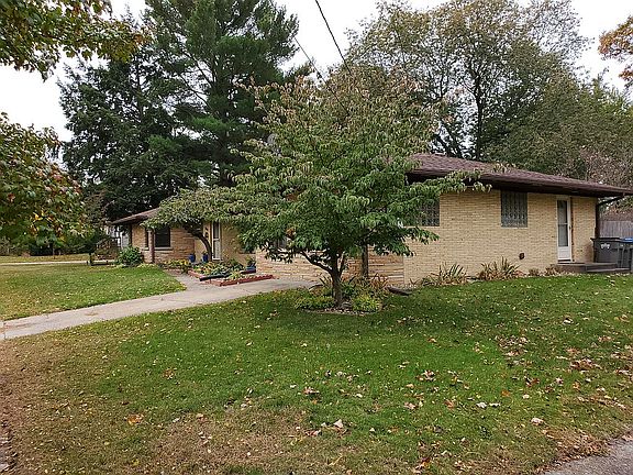 Front elevation from corner