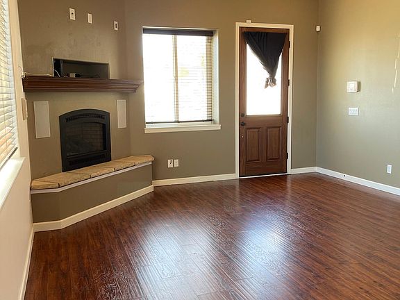 living room with fireplace