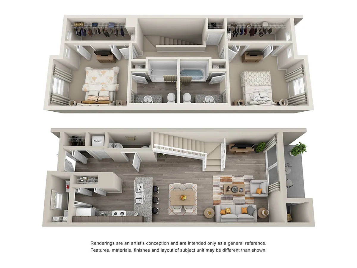 Floor plan 2 Bedroom