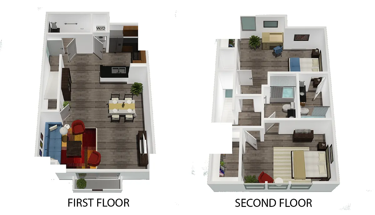 Floor plan Sagebrush Townhouse