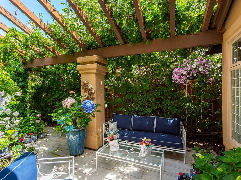 Patio area off the kitchen area