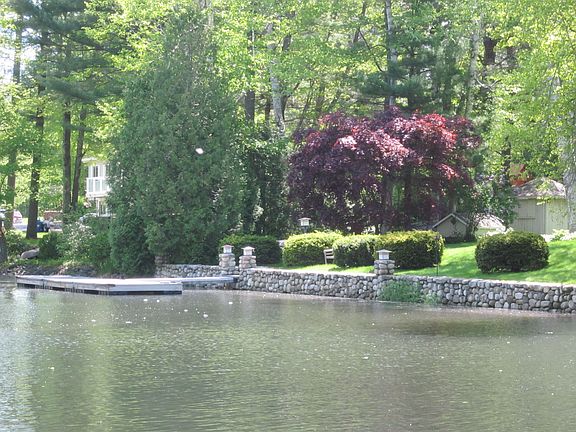 Custom lighted stone walls