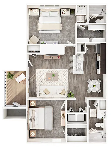 Floor plan Hilltop - B2