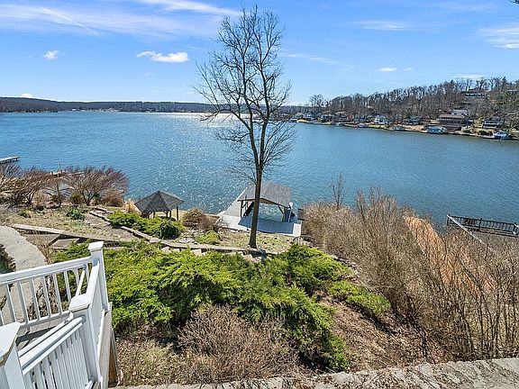 View to covered dock