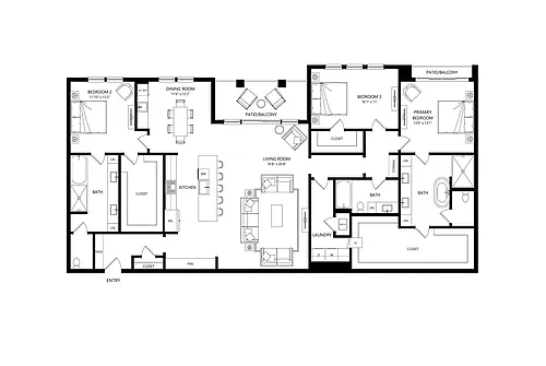 Floor plan C3