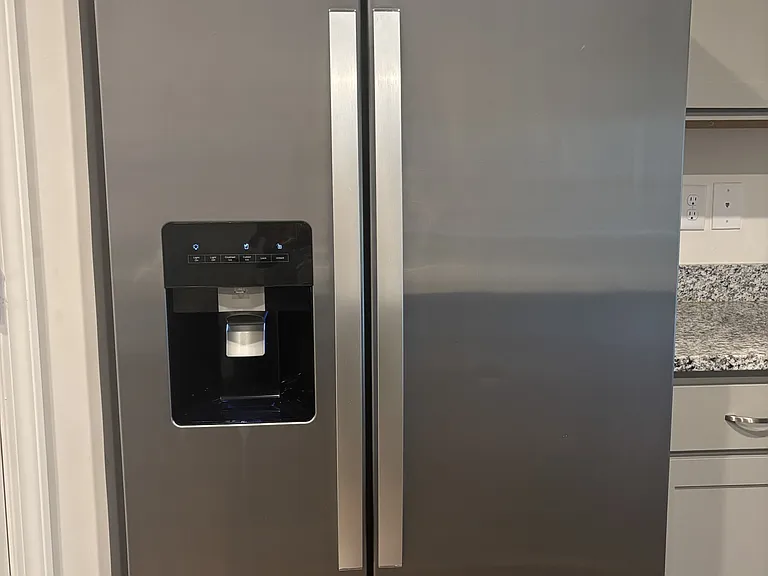 Whirlpool stainless side by side refrigerator