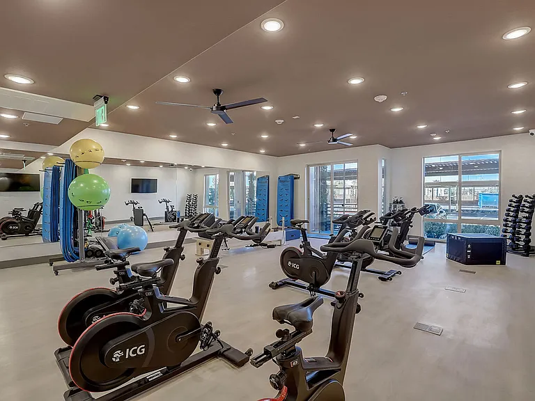 Fitness Center with Yoga Studio