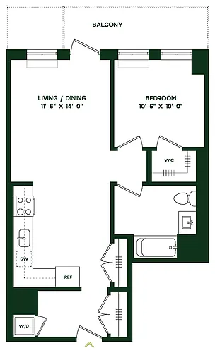 Floor plan A1E