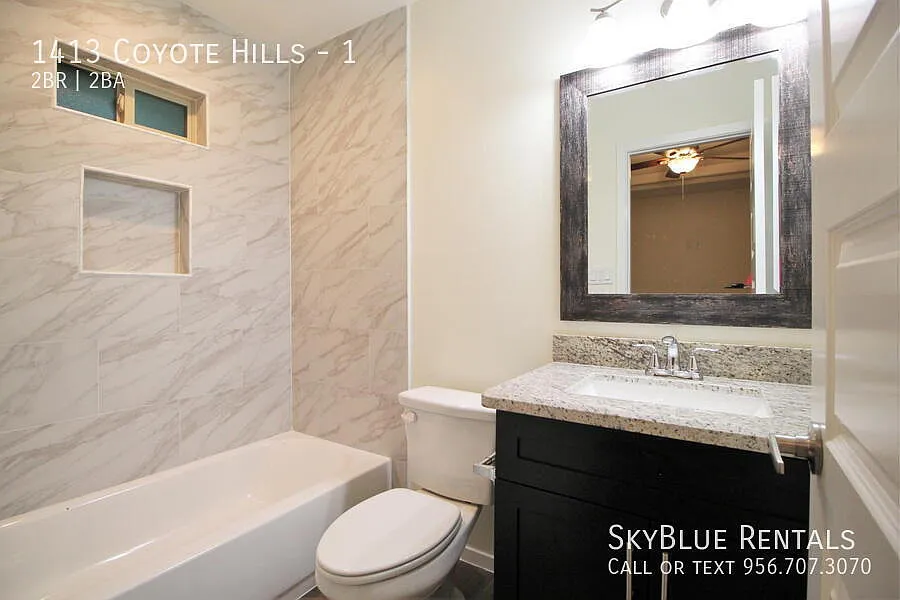 "Charming 2-Bed, 2-Bath Retreat at 1413 Coyote Hills, Edinburg Spacious 940 Sq Ft Haven!" — Photo 4