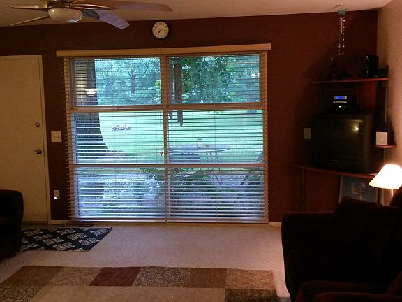 Living room view of yard