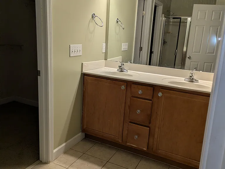 Primary Ensuite Bathroom - Double Sink
