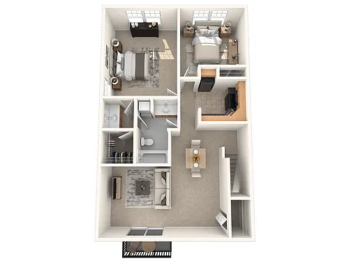 Floor plan 2 Bedroom