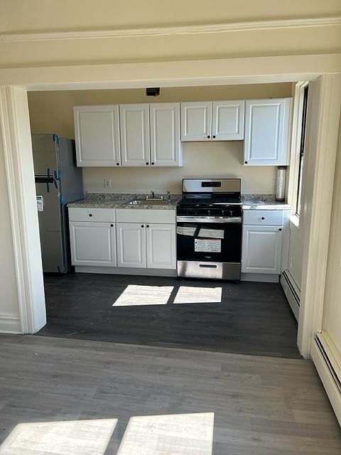 Eat-in kitchen with new appliances