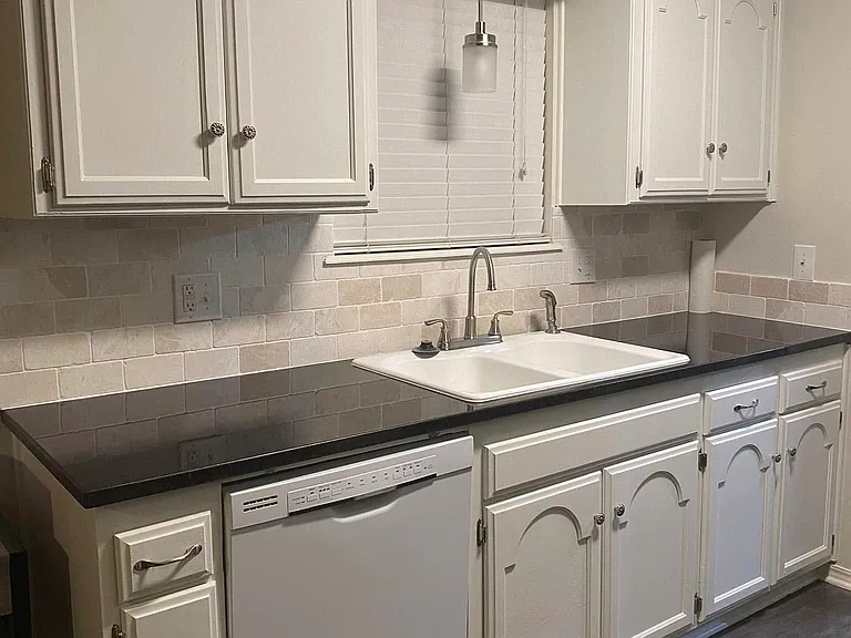 Completely updated kitchen with new dishwasher and newer fridge.