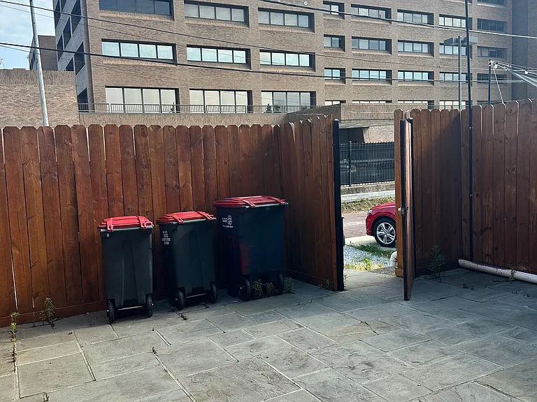 Another view of rear patio