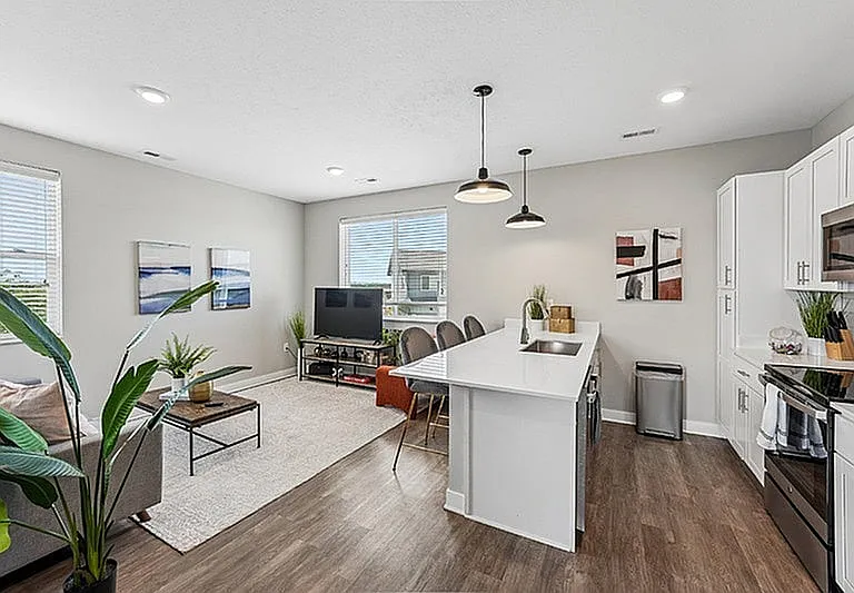 Living Room and Kitchen
