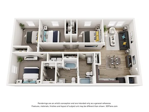 Floor plan D1