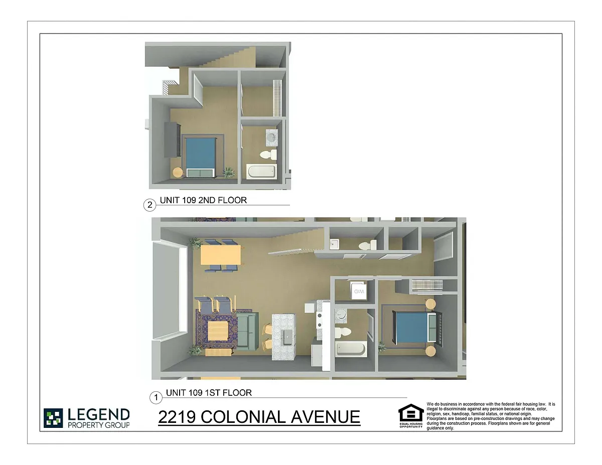 Floor plan Linde Lofts 109